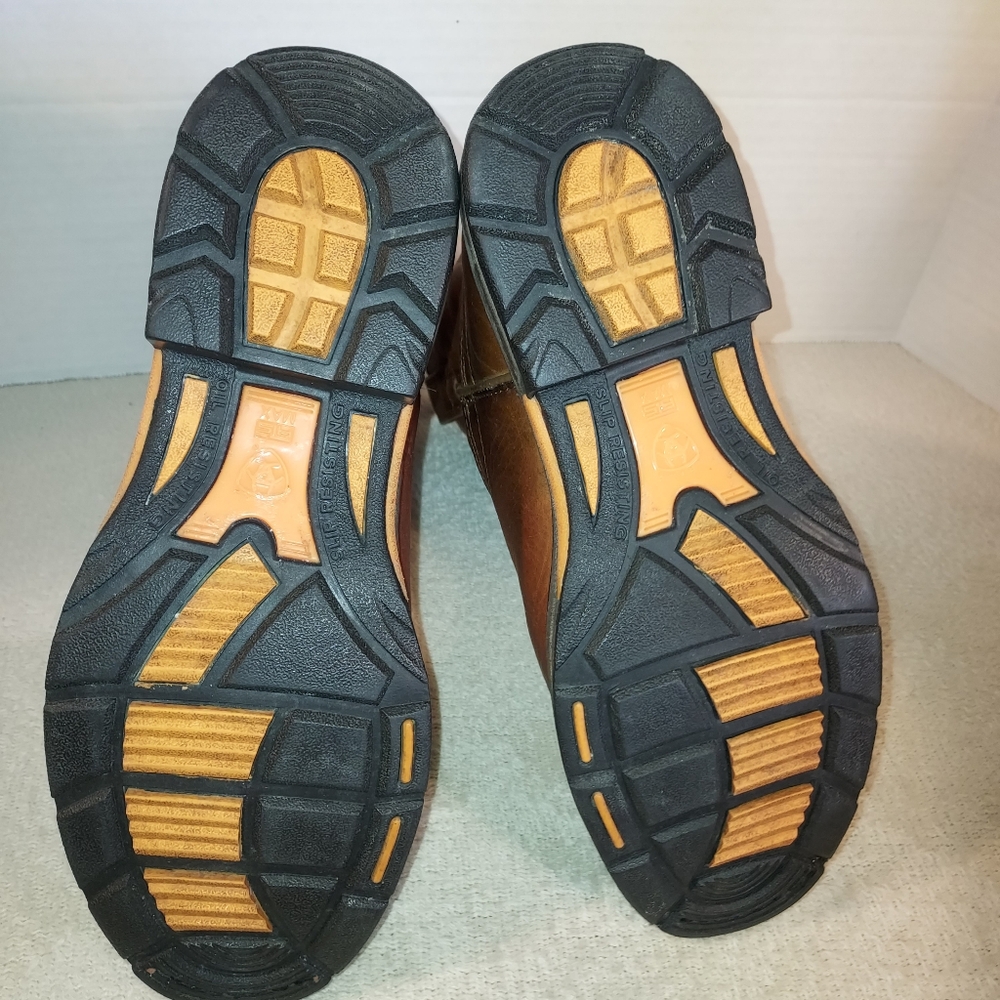 Ariat Tan Workhog Composite Toe Work Boot Size 7.5 - image 8